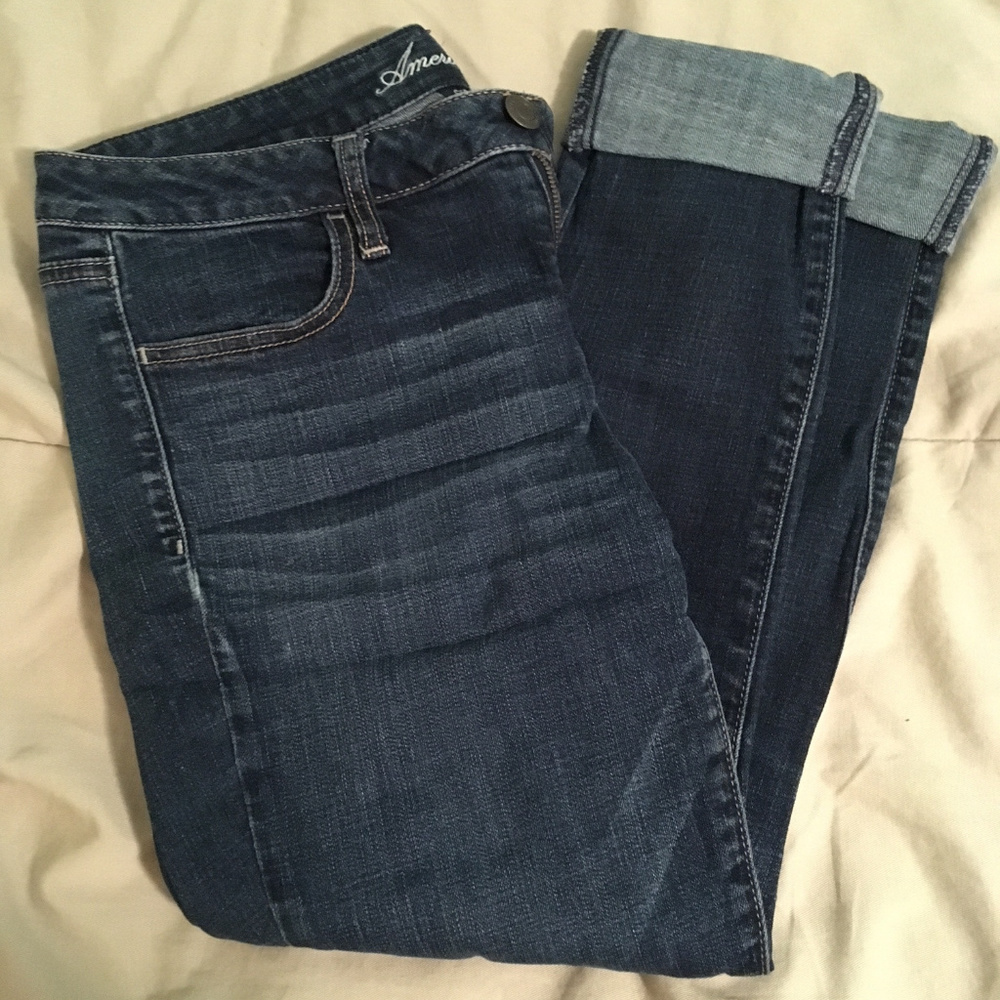 Used American Eagle Mid Wash Jegging, Size 12 Reg